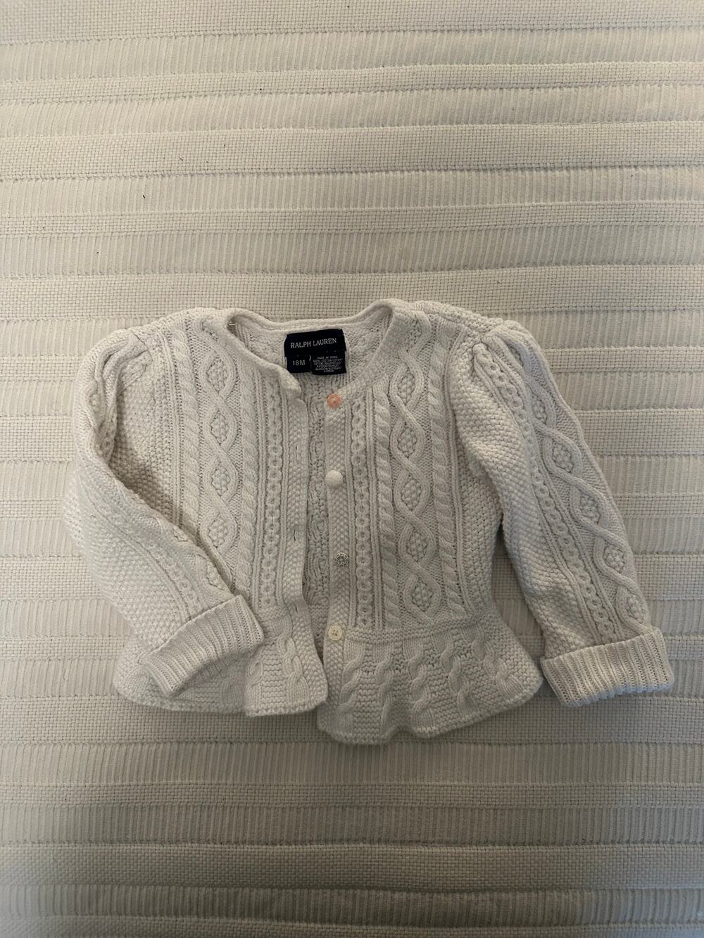 Ralph Lauren 18m Knit Cardigan